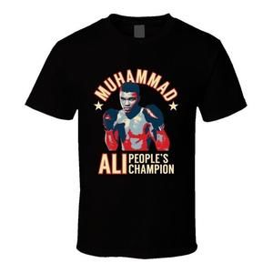 Muhammad Ali Peoples Champion Boxing Legend Fan Memorial Boxer T Shirt